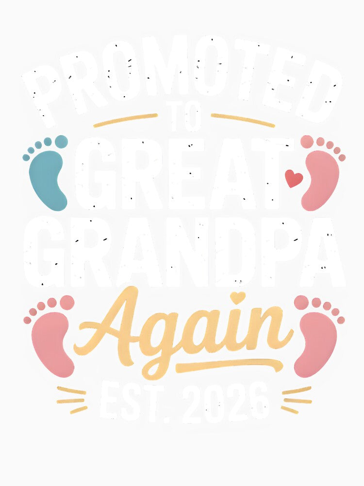 Promoted to Grandpa Est. 2026 – Baby Announcement Grandpa by MizoX7