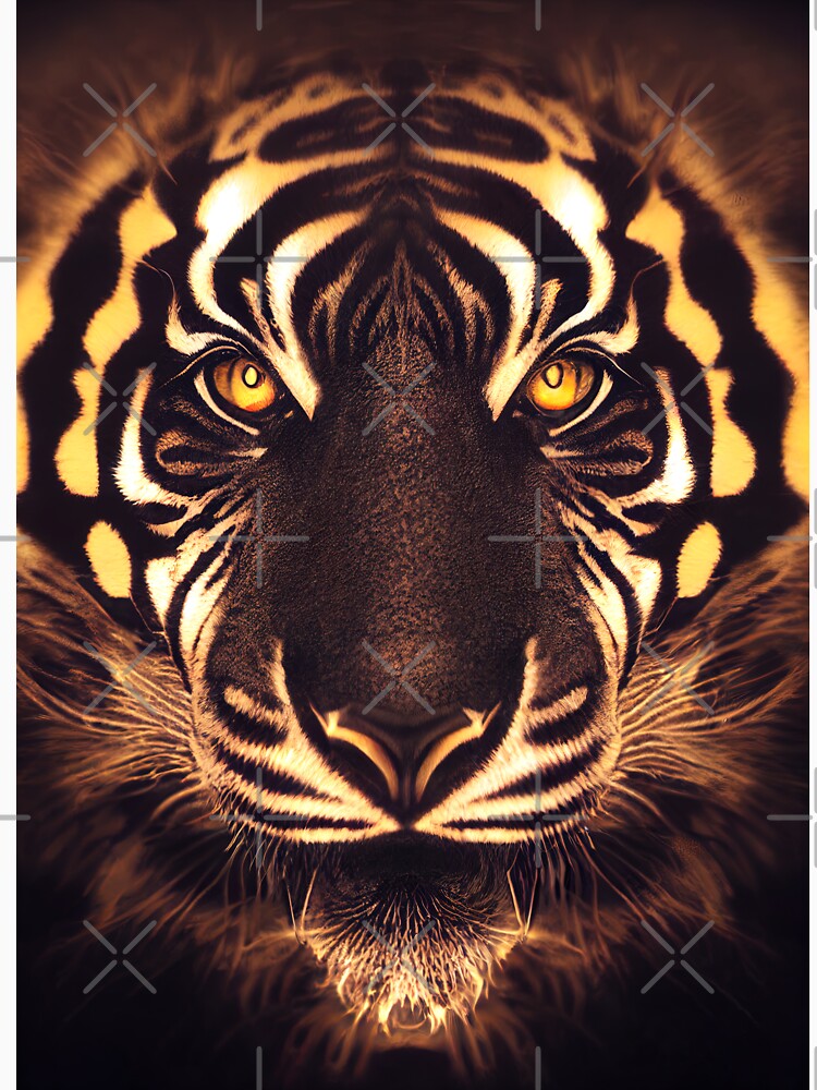 Tiger portrait by AI1artist