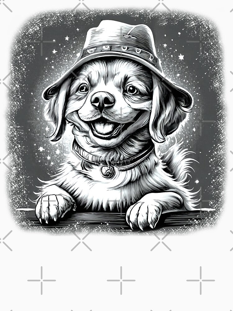 Cute dog in a hat by MagelliShop