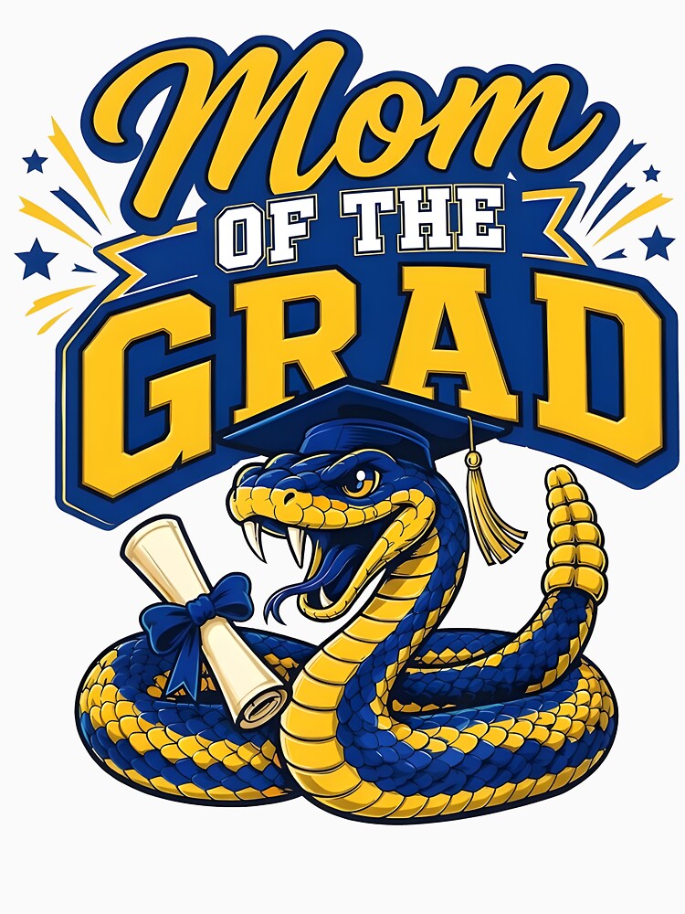 Mom Of The Grad Snake Graduation Proud Mother Class of 2026 by phoebelevine