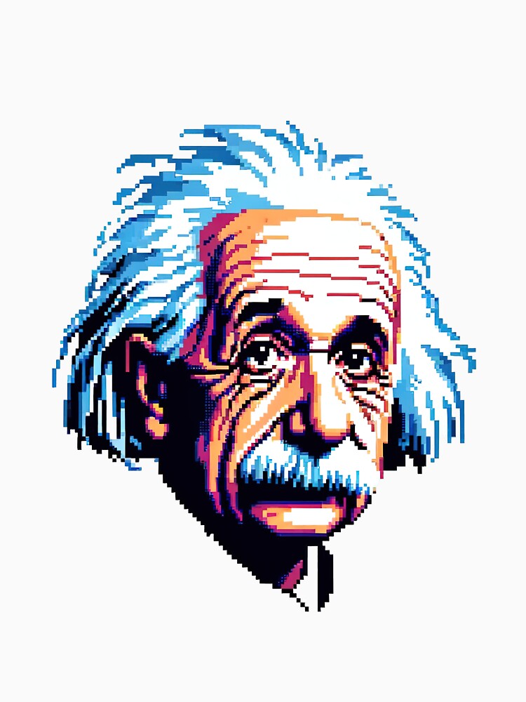 Pixel Art Einstein by tankuss