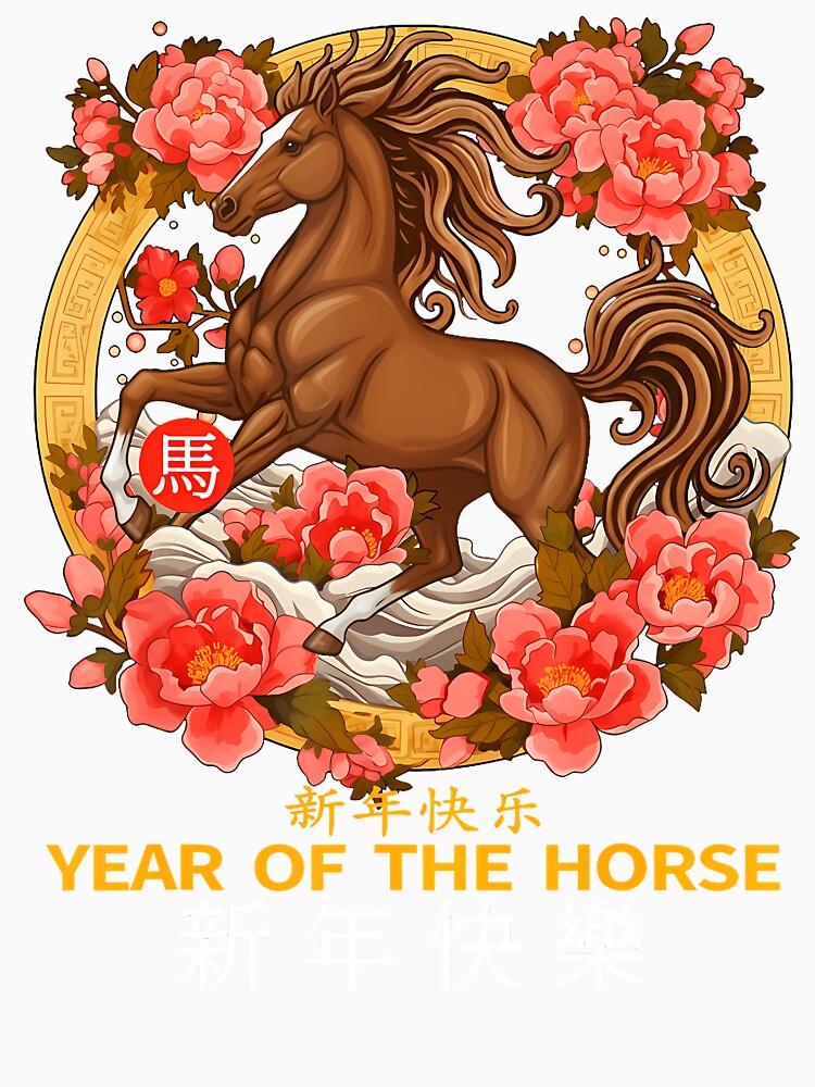 Year Of The Horse Lunar New Year 2026 Chinese New Year by EarlineRenee