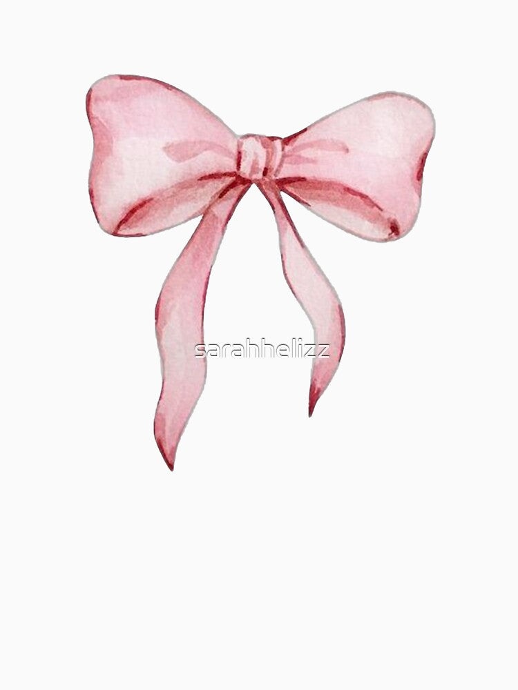 pink coquette bow ribbon by sarahhelizz