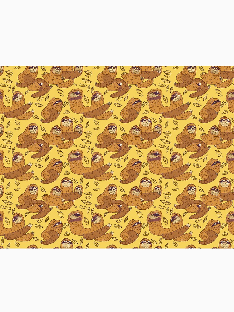 Adorable Lazy Sloth Pattern - Perfect for Sloth Lovers and Cozy Vibes by Retro-ArtDeco