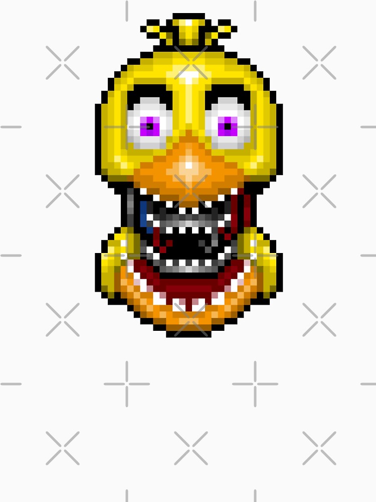 Five Nights at Freddy's 2 - Pixel art - Withered Old Chica by GEEKsomniac