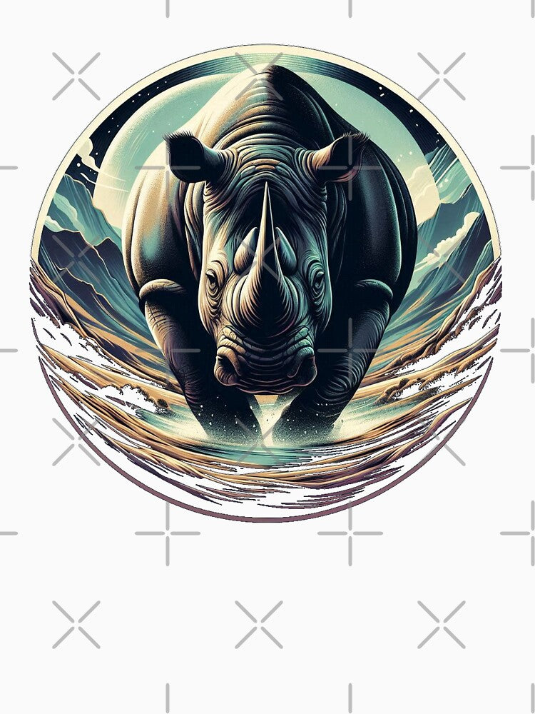 Conservation Warrior: The Resilient Rhino by communedesigns