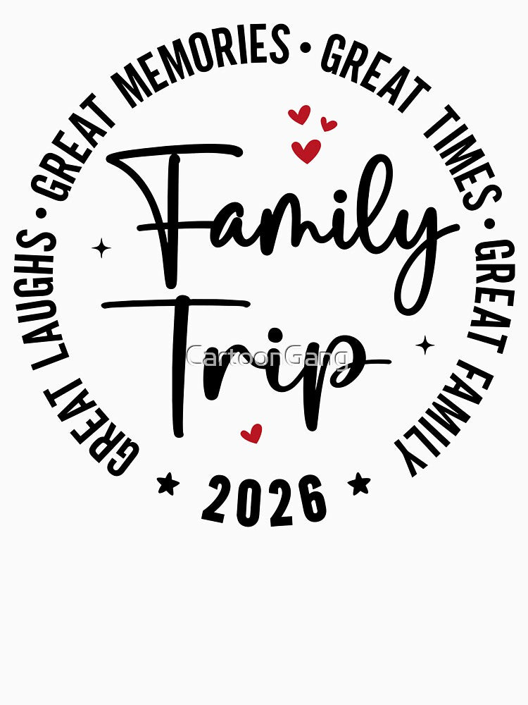 Family Trip 2026 by CartoonGang