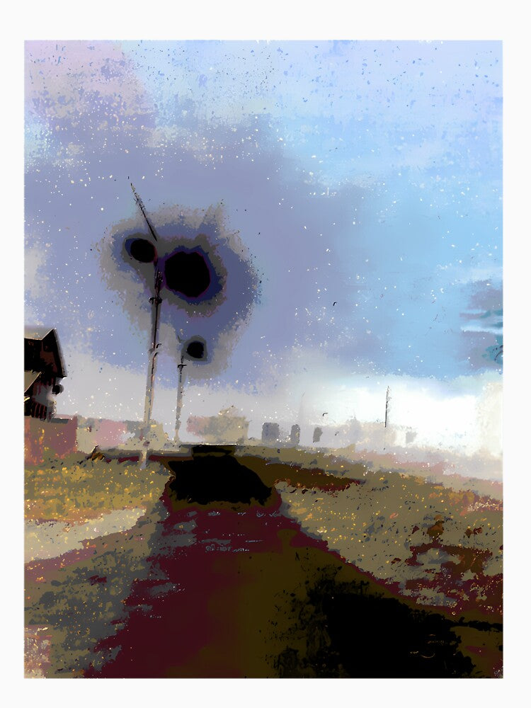 Dark Unnamed Road Weirdcore Liminal Space by afnqfoapdg63