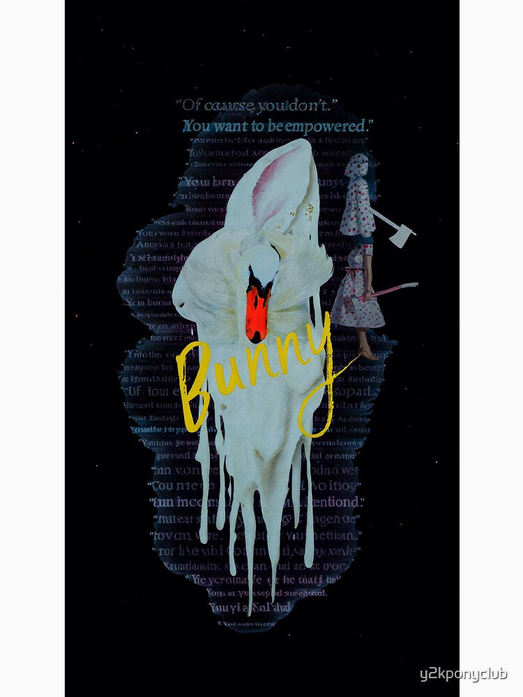Melting Bunny - Cult Literary Horror Art by y2kponyclub