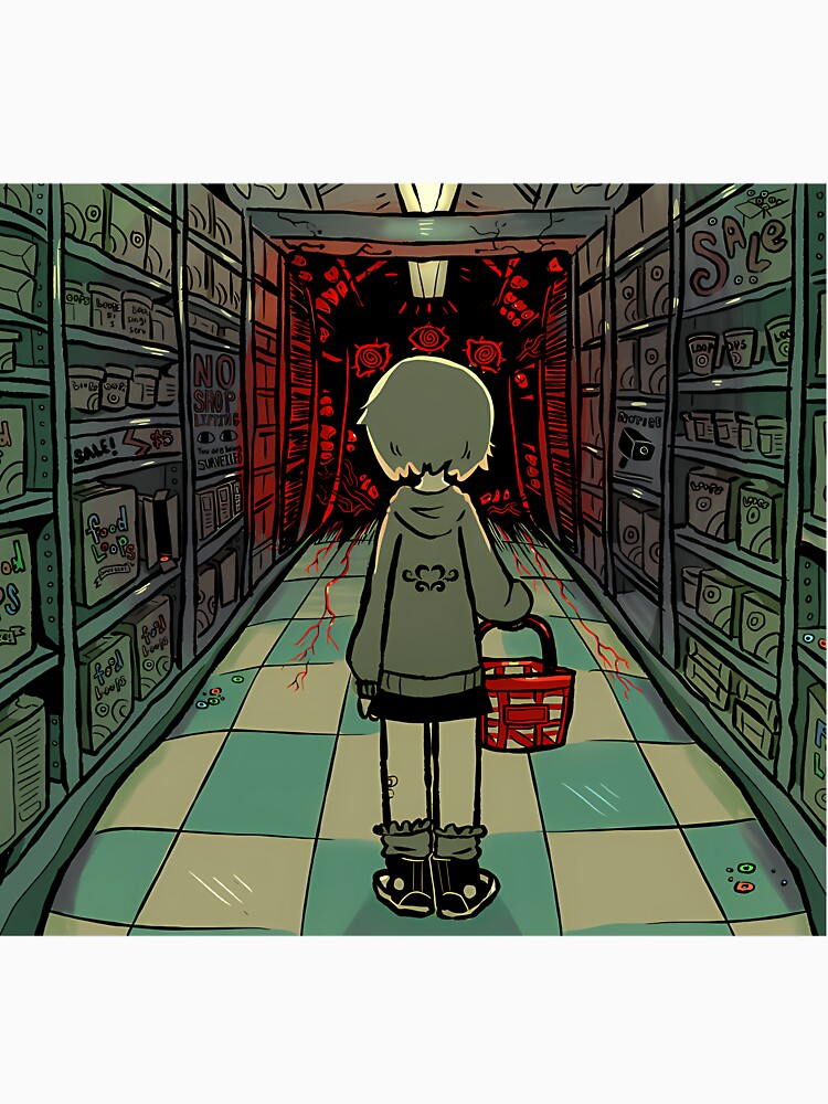 Eerie Liminal Space Empty Grocery Store by vppmwwwf26