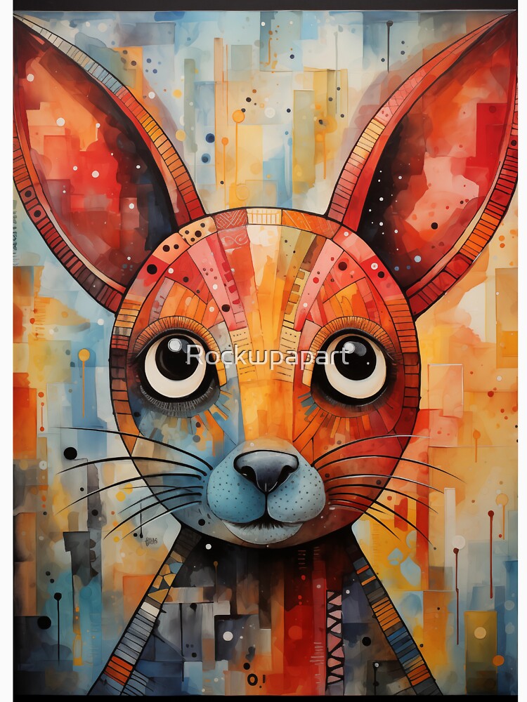 Flemish Giant rabbit Art by Rockwpapart
