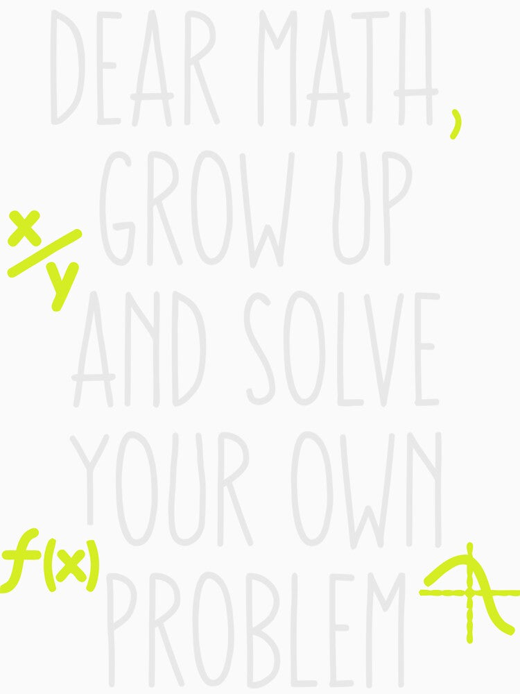 Funny Math Quote by iliassmes