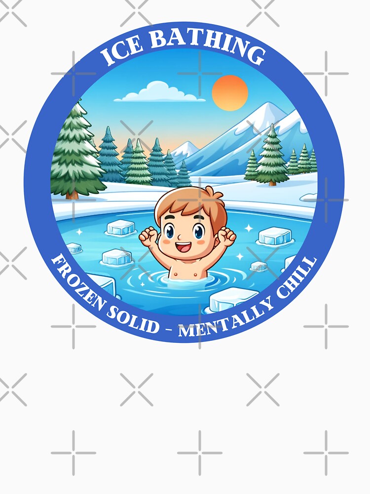 Cartoon Ice Bathing - Frozen solid, mentally chill by ElLocoMus