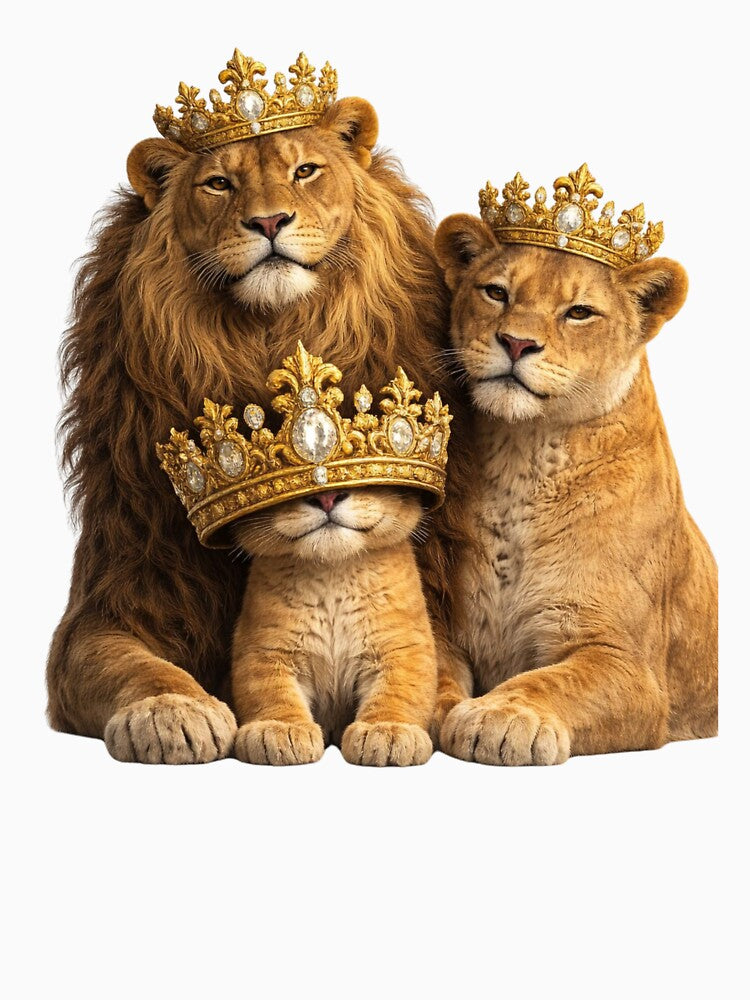 Royal Lion Golden Crown. by Nika Art Studio