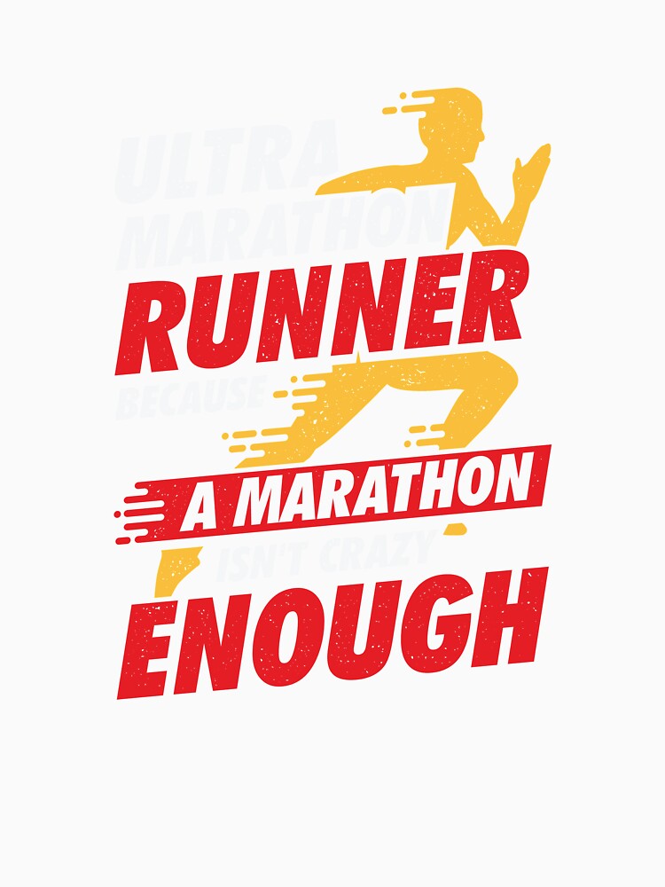 Ultra Marathon Running Run Marathoner Runner Gift by Marcid95