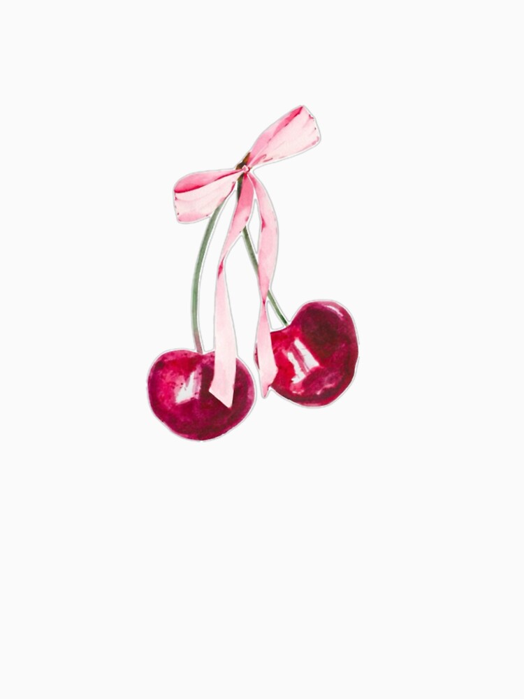 cherry with bow by Sickdream