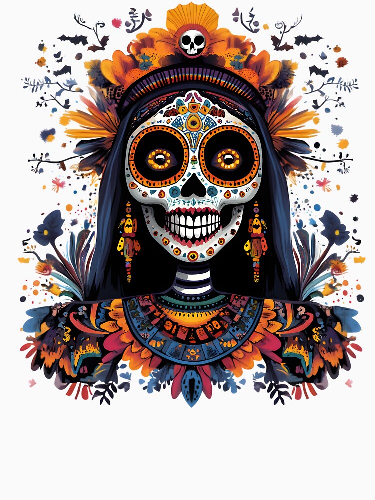 Huichol Midnight Guardian of Autumn Spirits by AnnDesignStudio