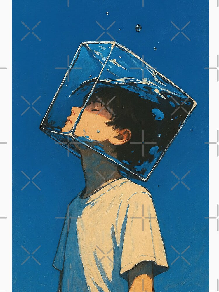 Dreamcore Water Cube Illustration by Not Hugo