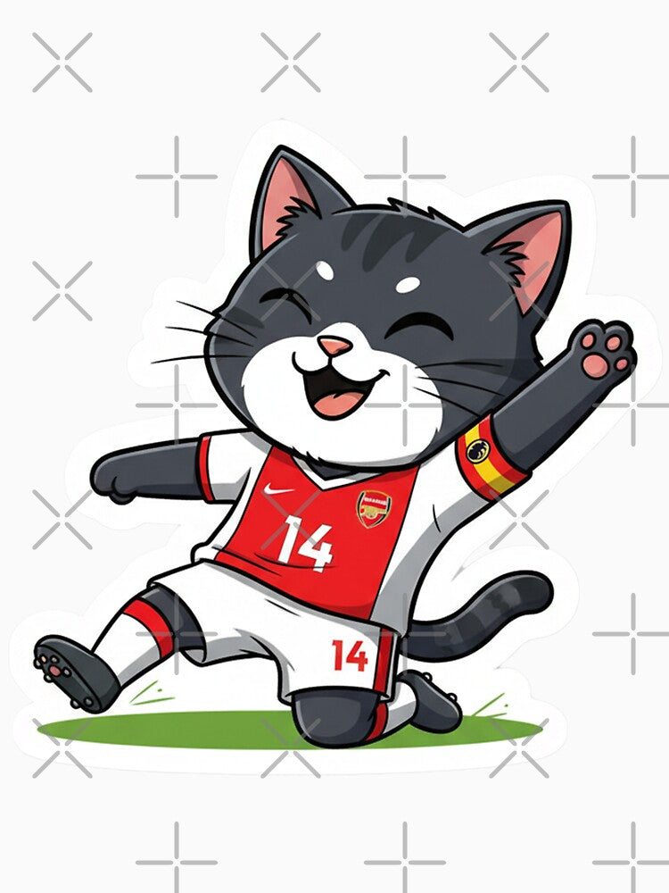 Thierry Henry Cat - Arsenal Football Club by ArsyArt