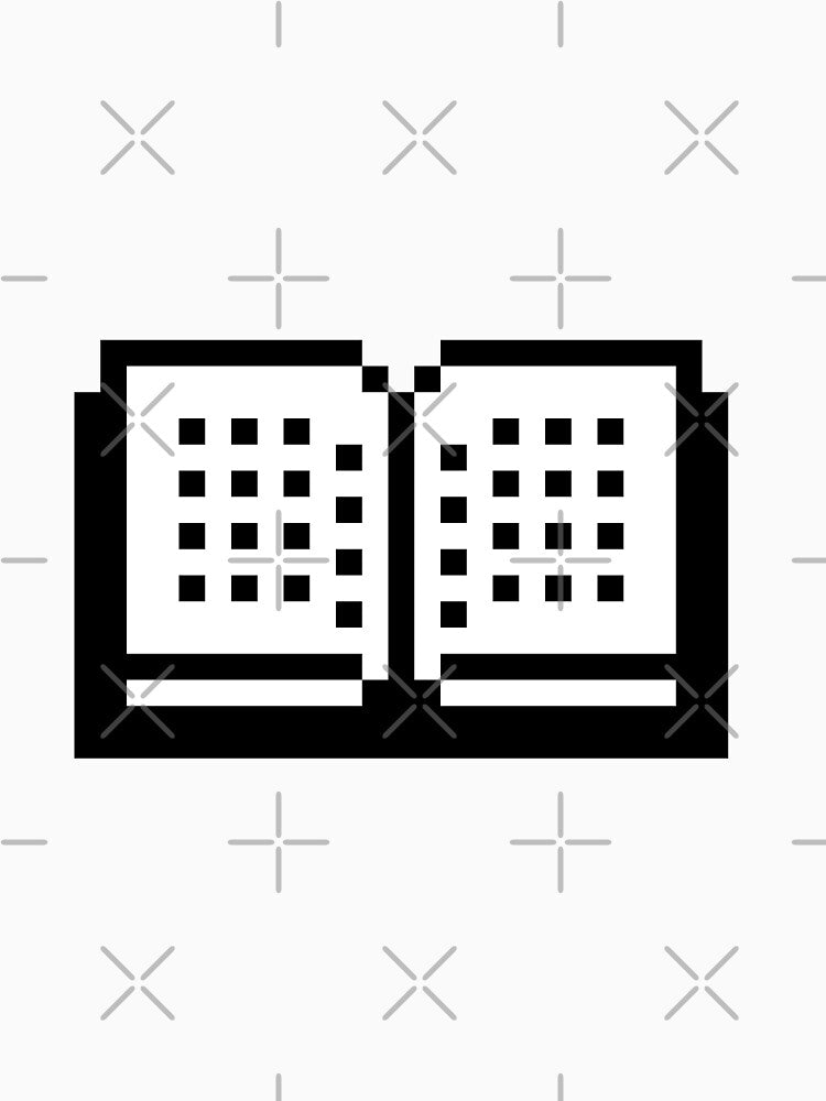 Retro Pixel Book Sprite by Geckoco