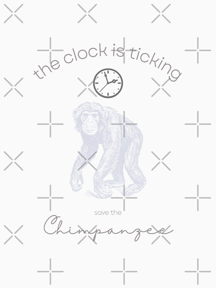 Save The Chimpanzee The Clock is Ticking Duffle Bag by MagicWolfStar