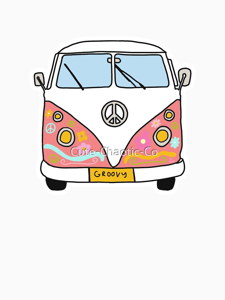 Pink Hippie Van by Cute-Chaotic-Co