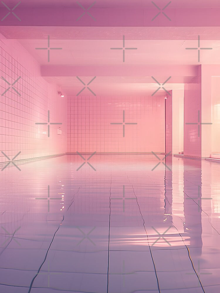 Pastel Pool Serenity by Viktor Surzhko