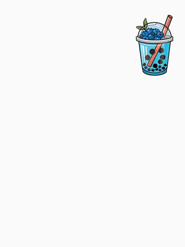 Cute Blueberry Bubble Tea Blue Boba by canvadreamer444