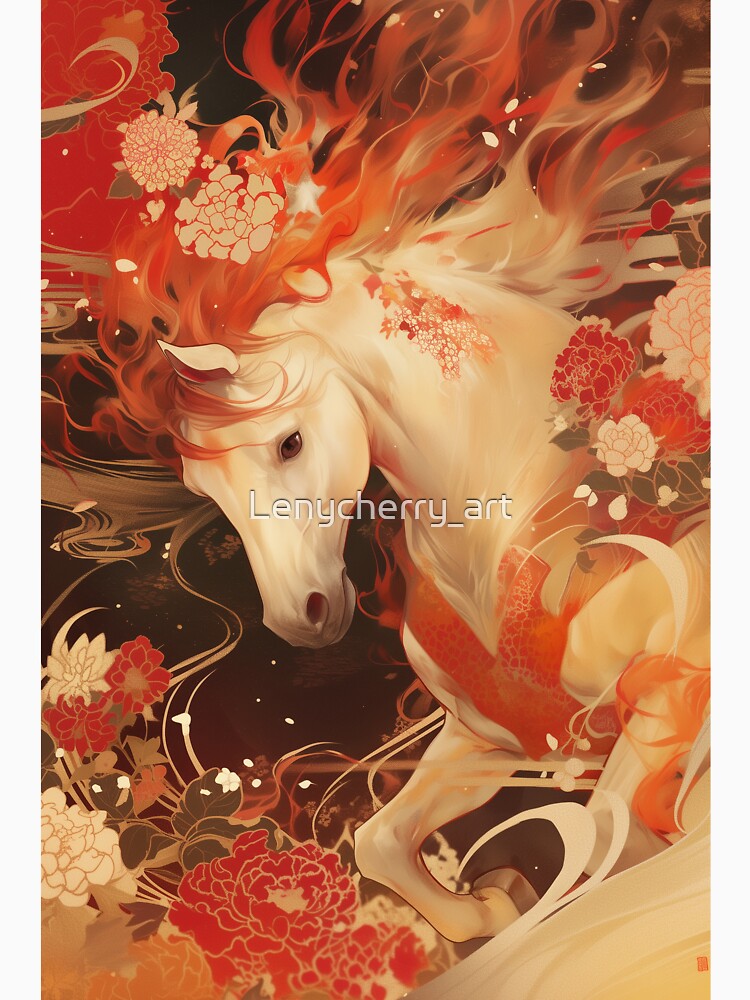 Fire horse by Lenycherry_art