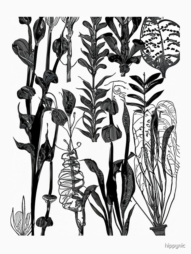 Minimalist plant print by hippynic