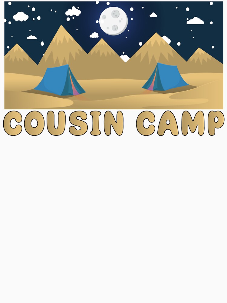 Cousin Camp Family Reunion Design | Summer Cousins Trip Matching Outfit by PixelWaveBD