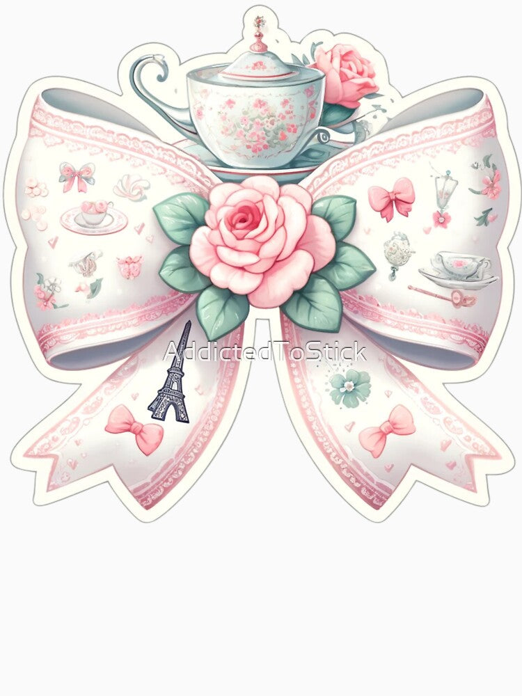 Pink French Bow by AddictedToStick
