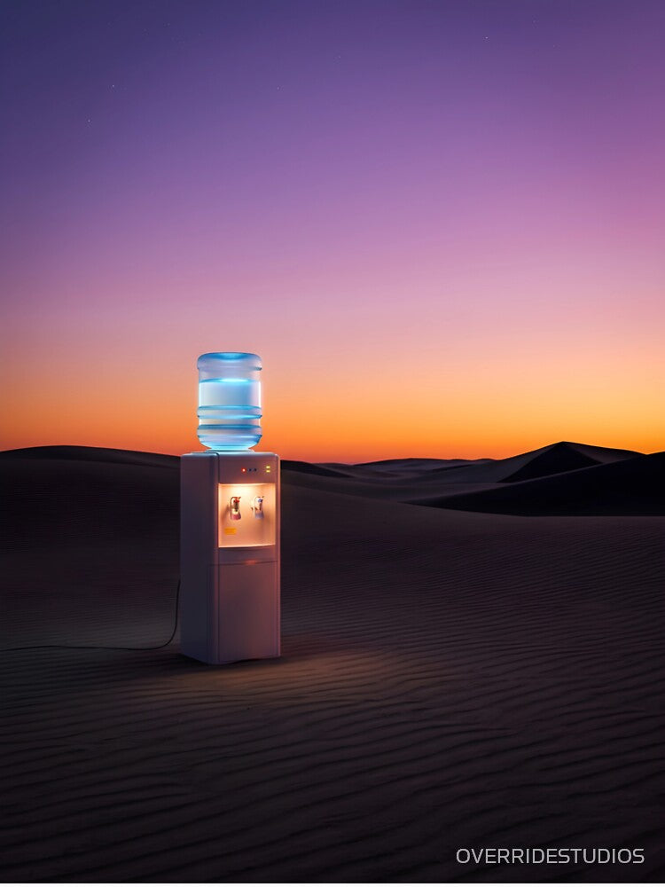 Liminal Oasis | Weirdcore Desert & Nostalgic Dream Art by OVERRIDESTUDIOS