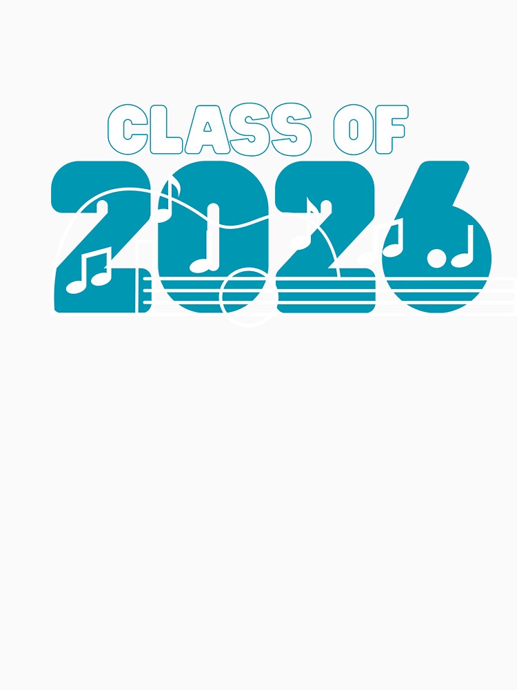 I Rocked Retro blue band Class of 2026 (print on dark) by Cottageshop