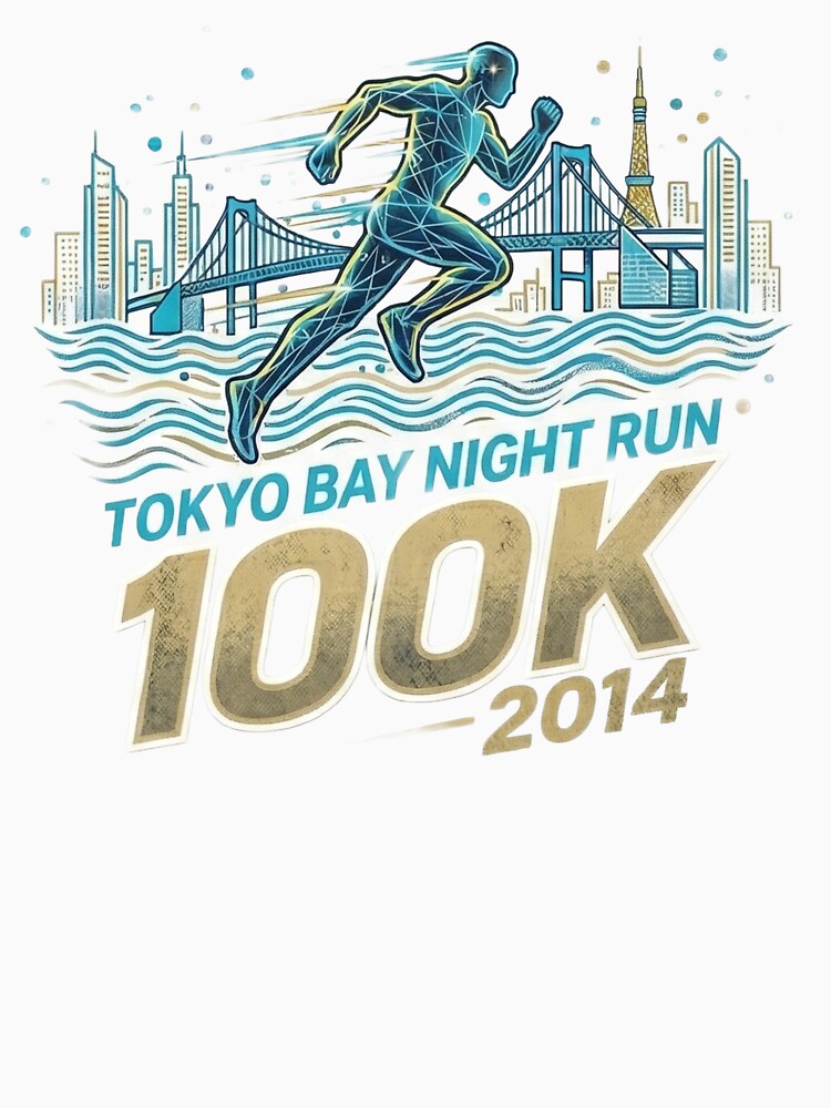 Legendary 2014 Tokyo Bay Night Run 100K: The "Sleep is for the Weak" Survivor Tee by Legendary Fiction Games