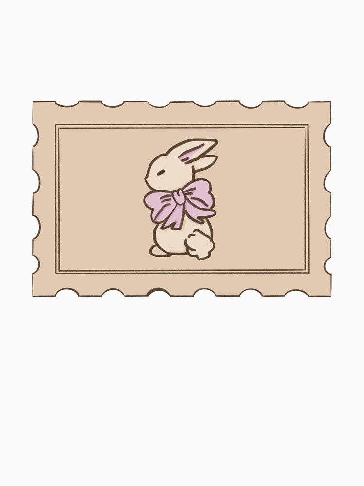 Coquette Bunny Stamp by oliianders