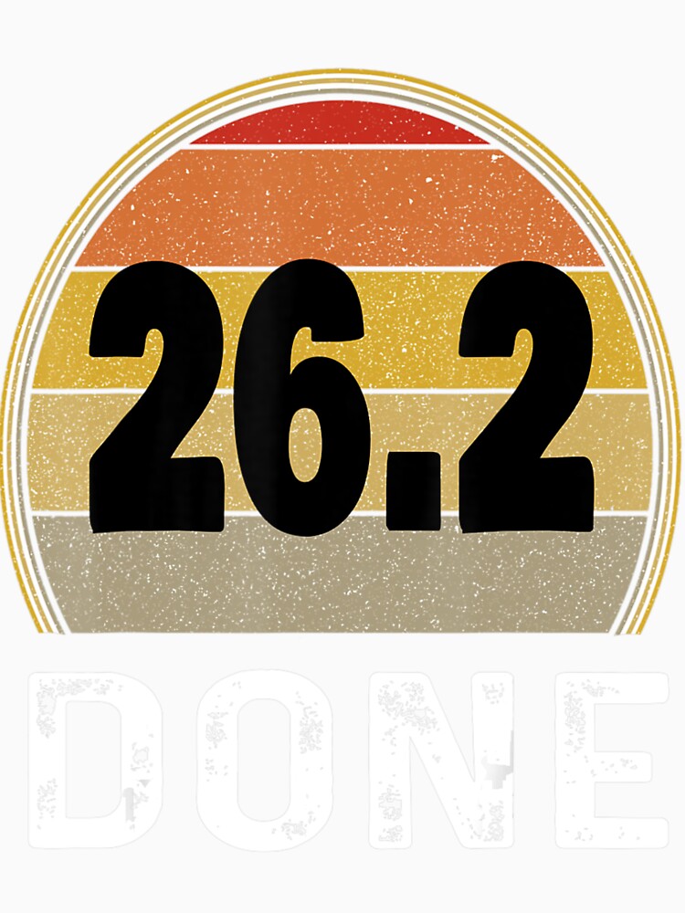 26.2 Full Marathon Done Runner Running Support by LohaetaGyaseas