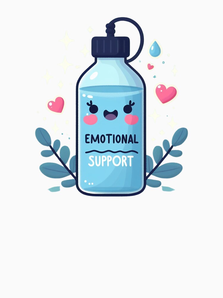 Emotional Support Water Bottle by CatherineLievre