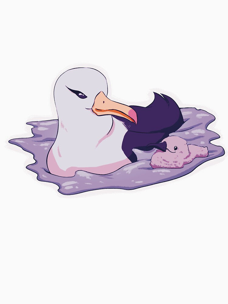 Black Browed Albatross (Endangered Species) [NO TEXT] by Dragon Blossom Art