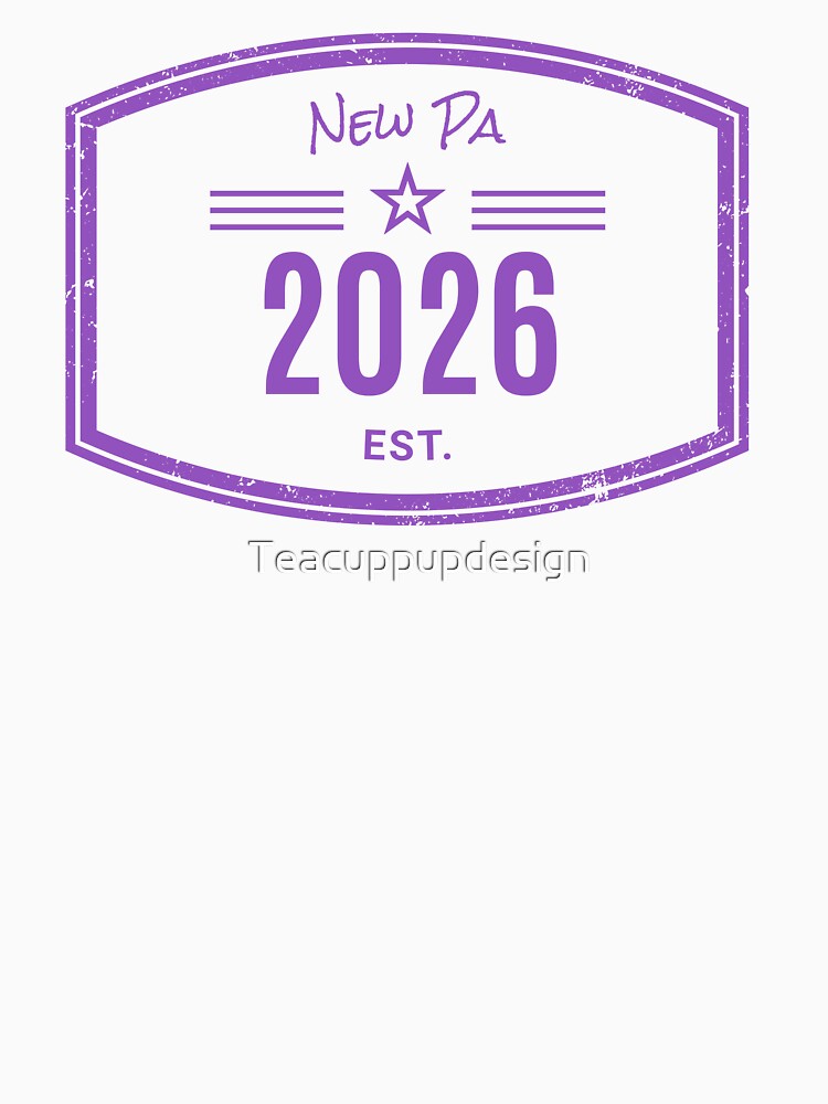 Arrivals range - New Pa Est. 2026 Vintage Emblem by Teacuppupdesign