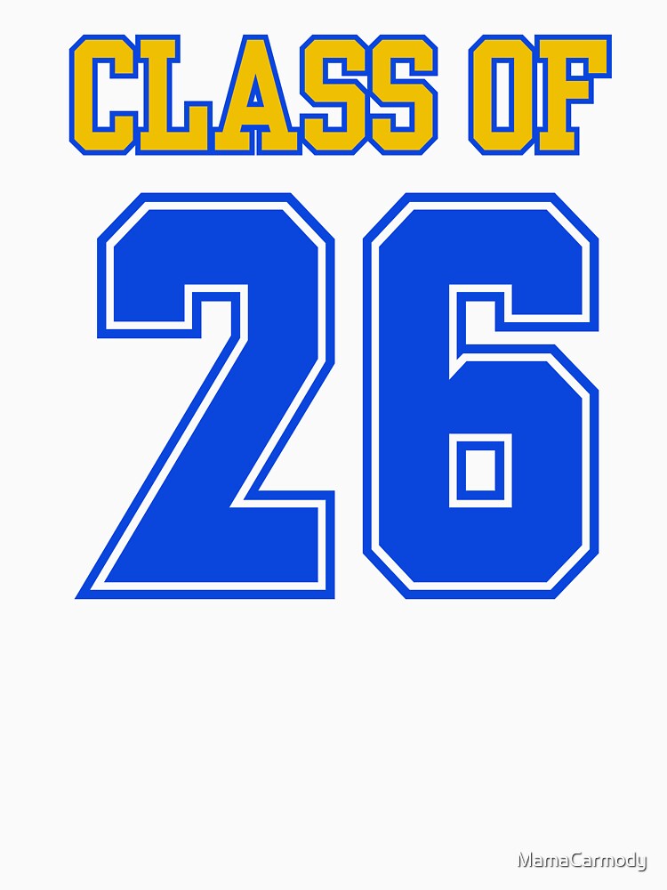 Class of 2026 Varsity Design with color by MamaCarmody