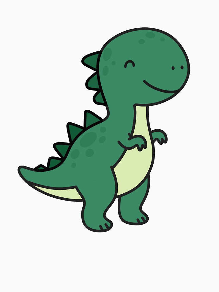 Cute Dinosaur Cartoon Character by SunCraftStudio