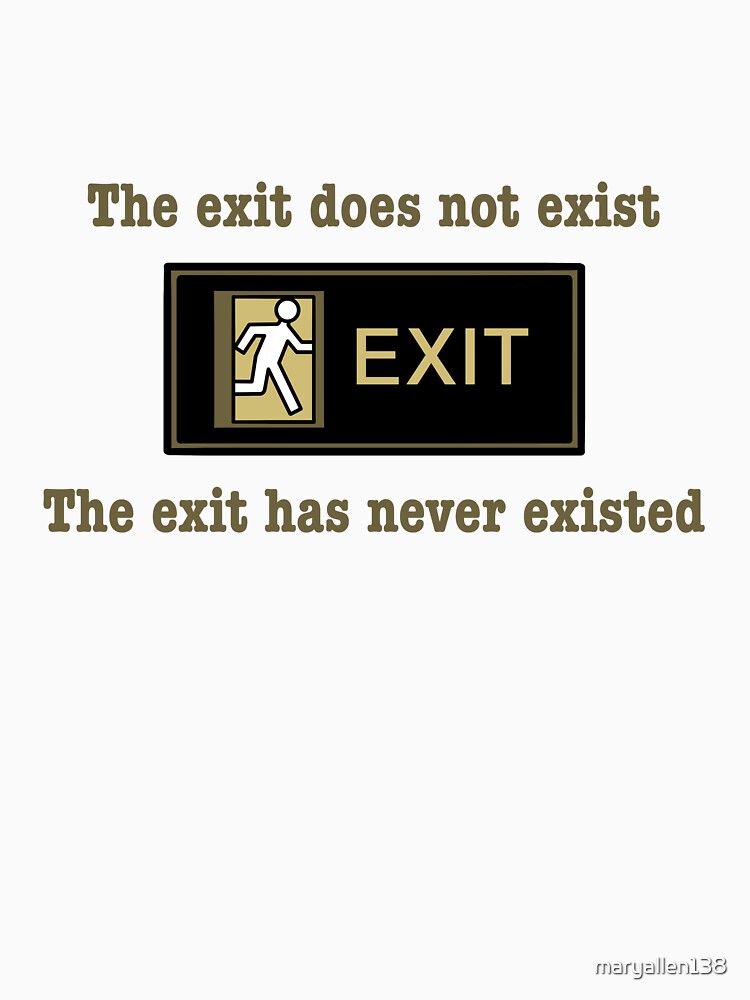 Exit (white variant) by maryallen138