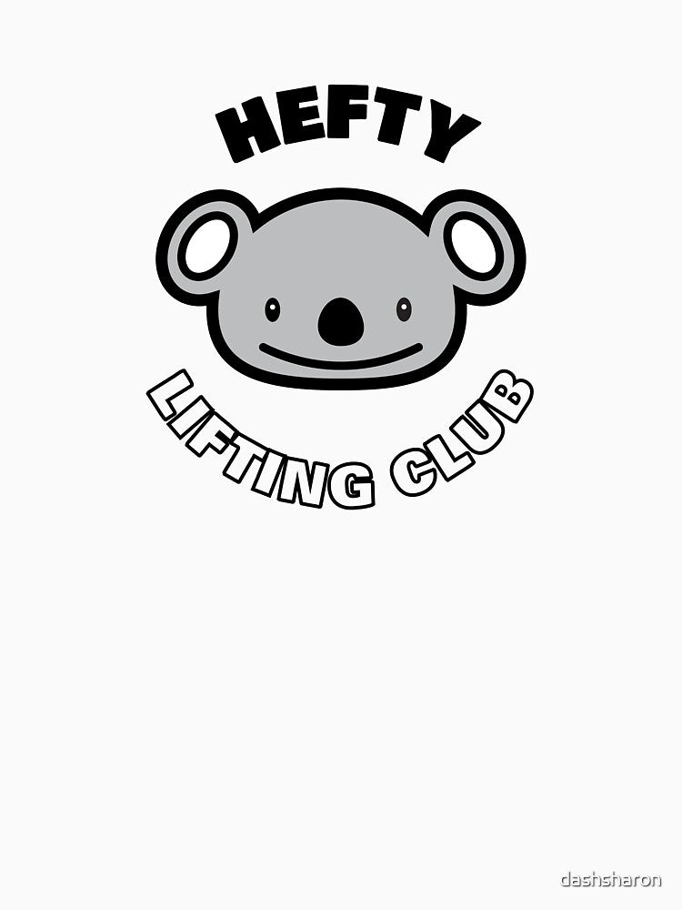 Hefty Lifting Club – Cute Koala Gym Mascot by dashsharon