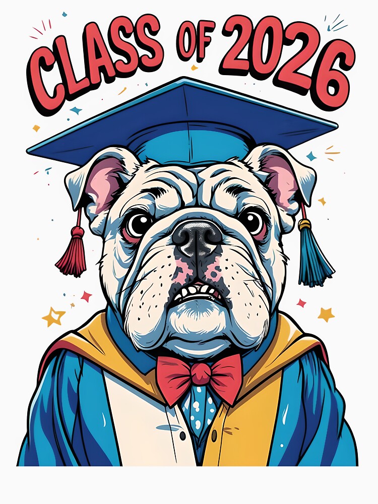 "Class of 2026" Formal Bulldog Graduate by DarylWelsh2024