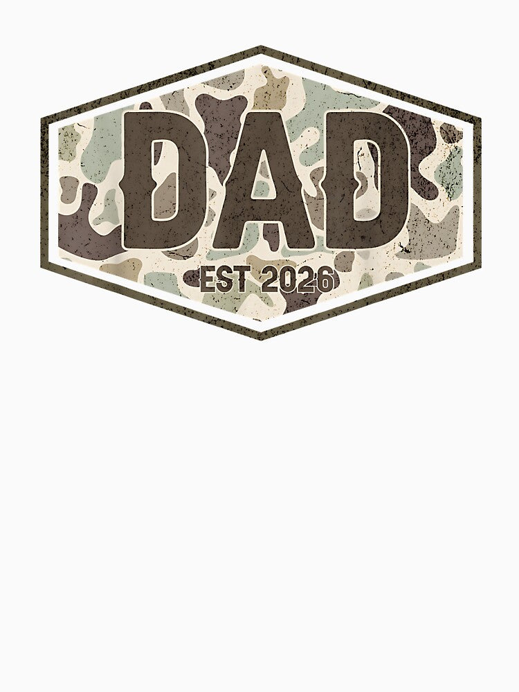 Dad Est. 2026 Logo Father 2026 Loading New Dad 2026 by Goleon12