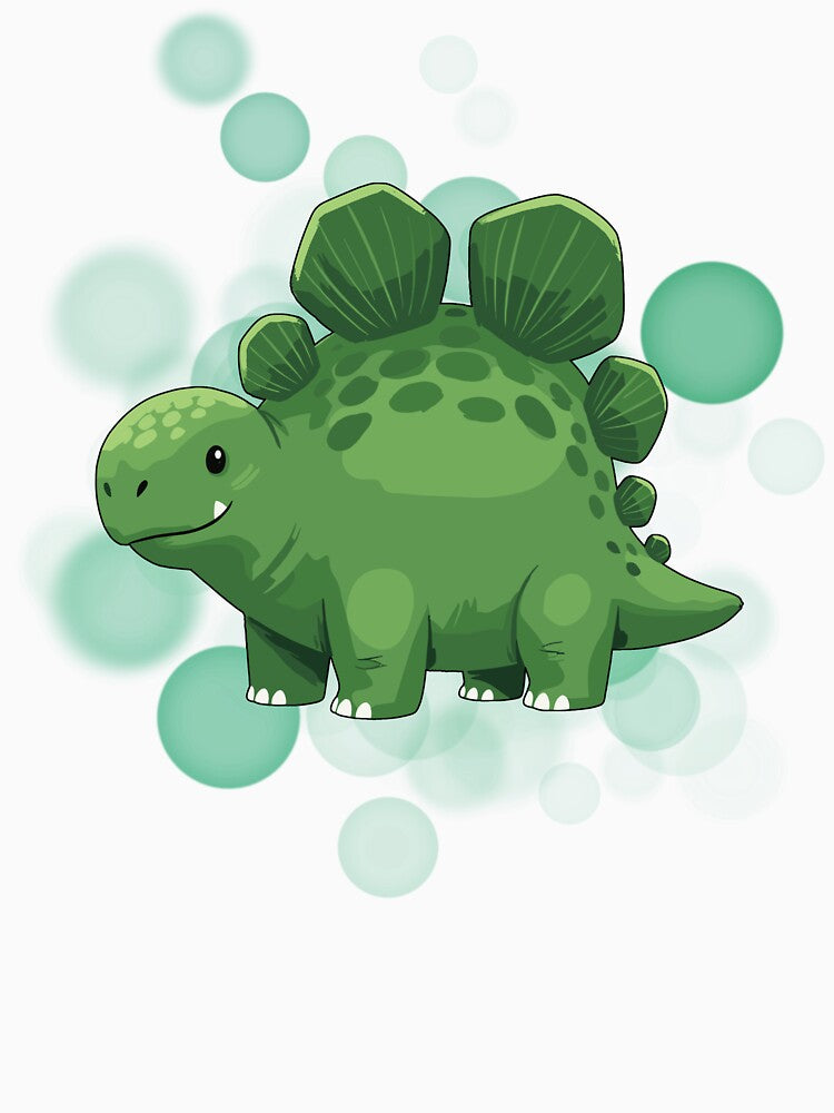 Green Dinosaur - Cute Illustration by iamKRUK
