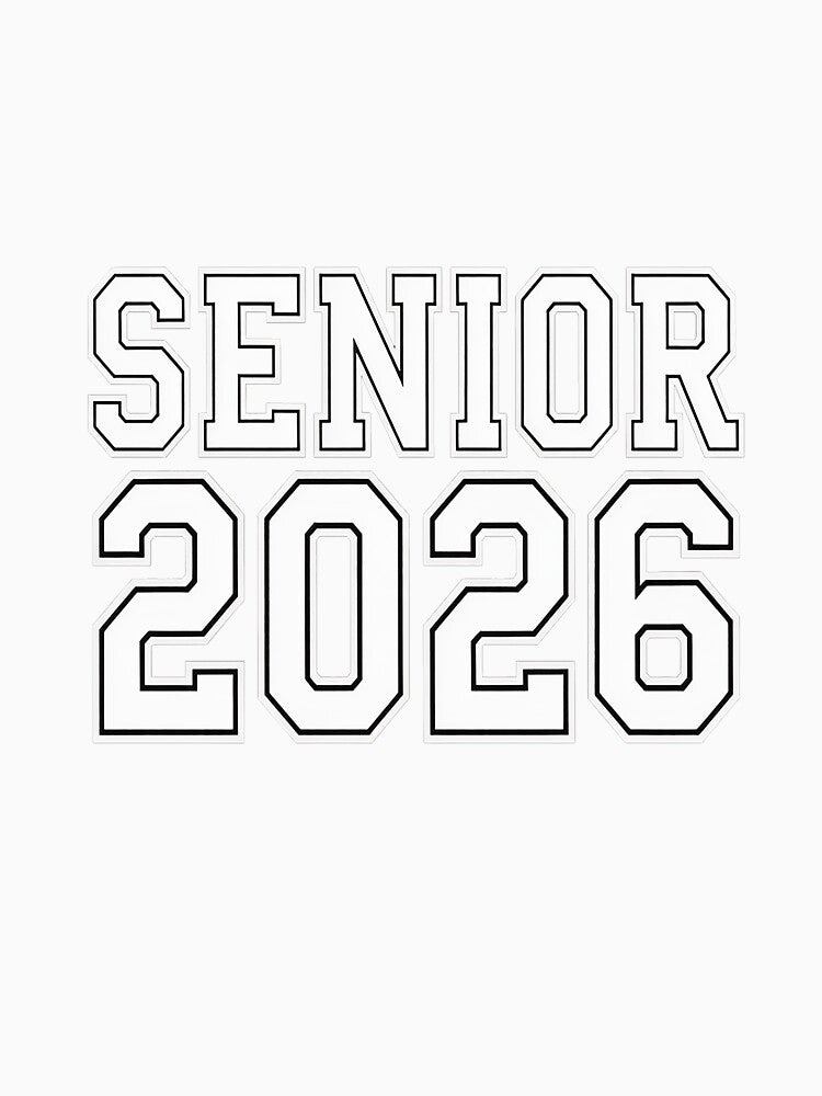 Class Of 2026 Senior 2026 Back To School 2026 Graduation 26 by RonnasJackson