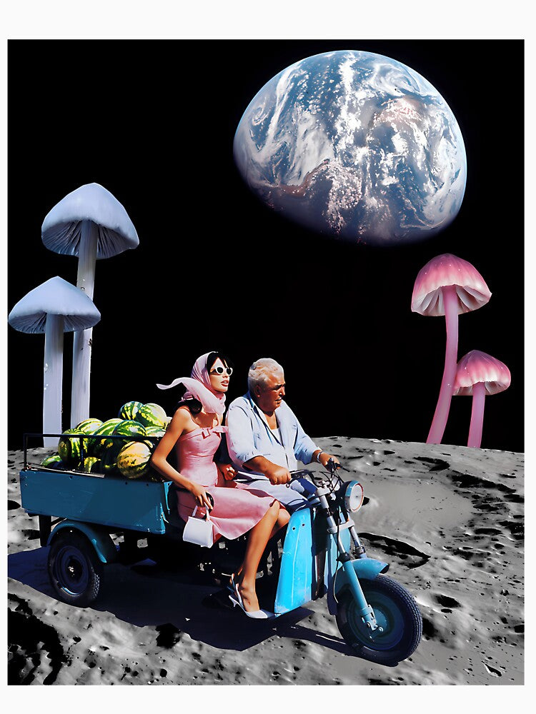 Watermelon Delivery Surreal Alien Landscape by qnvpewhwim55