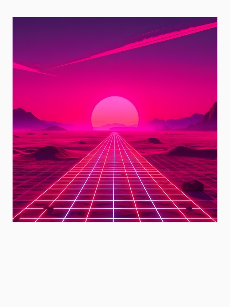 Neon Sunset Highway by Delta-V-Designs